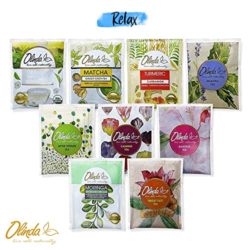 Olinda – Gift Box Relax/45 Tea Bags Set of 9